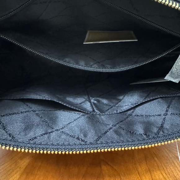 Michael Kors Black Tote with Gold Accents - Picture 6 of 7